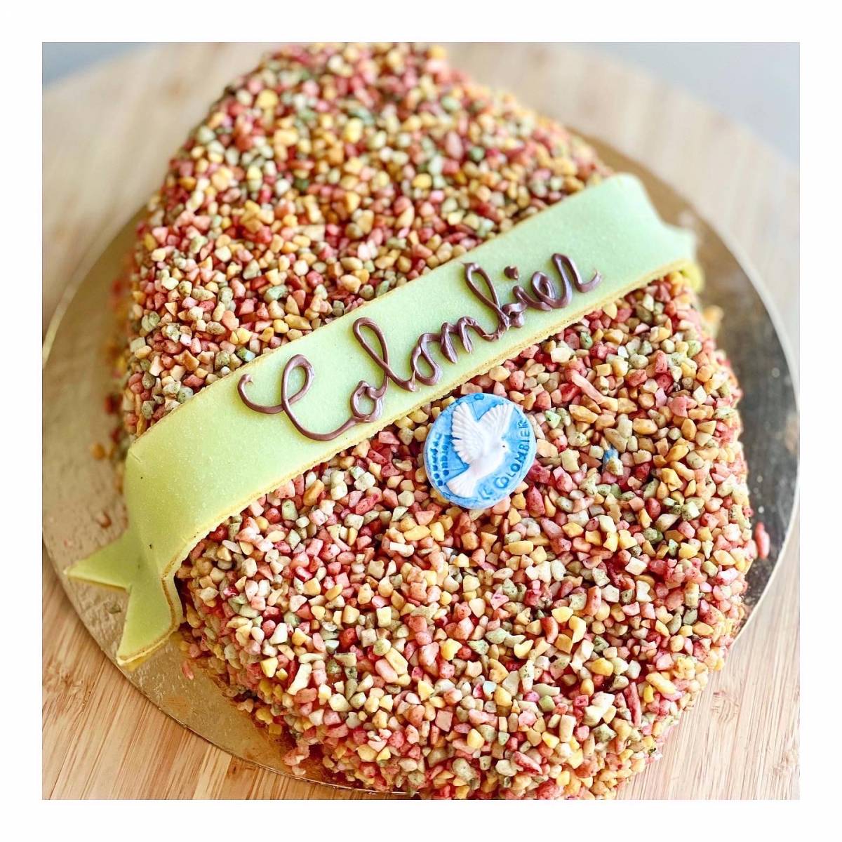 Colombier Spécialité Pentecôte Gâteau Marseillais Fait Maison Boulangerie Aixoise