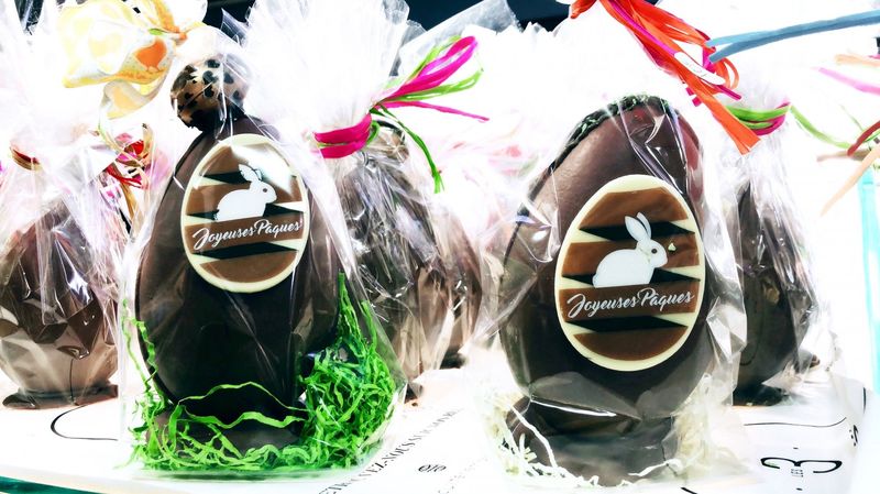 Oeufs Chocolat Traditionnels Faits Maison Pâques Boulangerie Aixoise Marseille