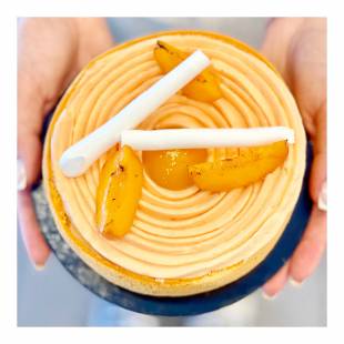 Entremet Abricot Fait Maison Fête des Pères Boulangerie Aixoise Vieux Port Marseille