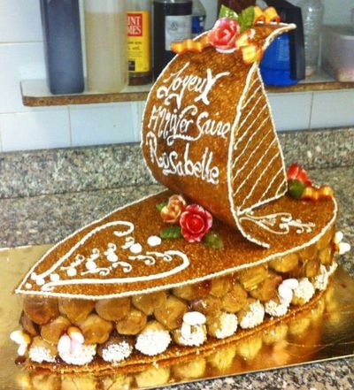 Gâteau Cérémonie Choux Crème Pâtissière Fait maison Anniversaire Boulangerie Aixoise Marseille