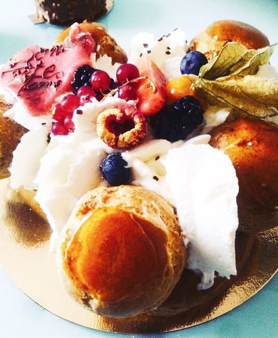 Gâteau Choux Crème Pâtissière Caraméliser à Partager Fait Maison Fête des Grands-Mères Boulangerie Aixoise Marseille